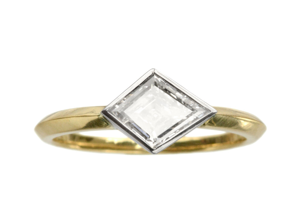 EB 0.81ct Kite Diamond Ring (on white background)