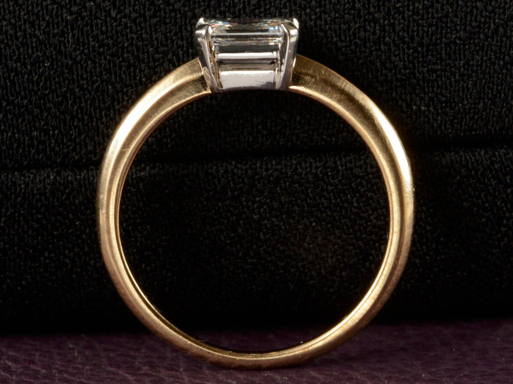 EB 0.82ct East-West Emerald Cut Diamond Ring