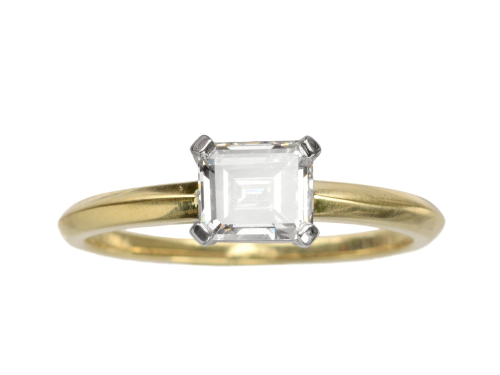 EB 0.82ct Emerald Cut Ring (on white background)