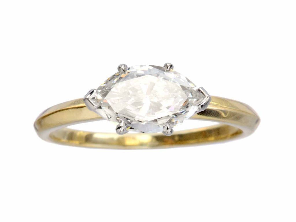 EB 0.84ct Marquise Ring (on white background)