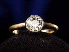 thumbnail of EB 0.84ct Old Euro Ring (on black background)