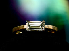 EB 0.87ct Emerald Cut Ring