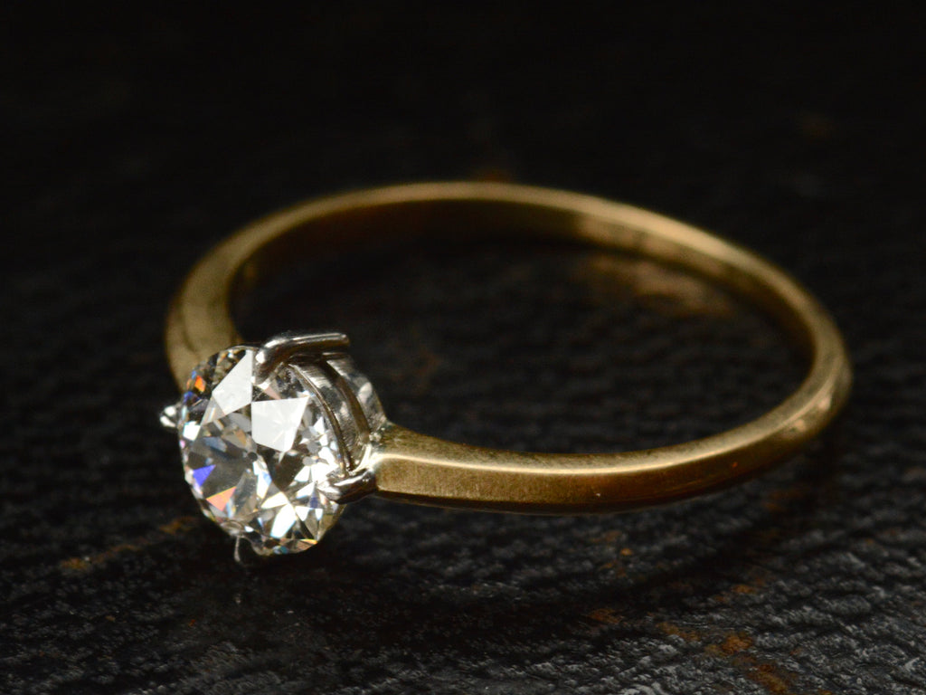 EB 0.87ct Old European Cut Diamond Ring