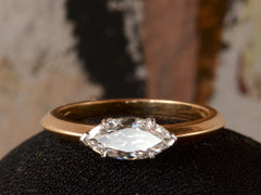 EB East-West 0.89ct Marquise Cut Diamond Engagement Ring
