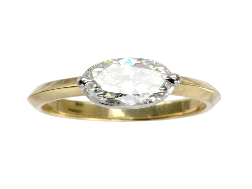 EB Two-Prong 0.89ct Oval Ring (on white background)