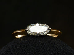 thumbnail of EB Two-Prong 0.89ct Oval Ring (detail)