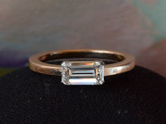 EB 0.90ct Emerald Cut Ring