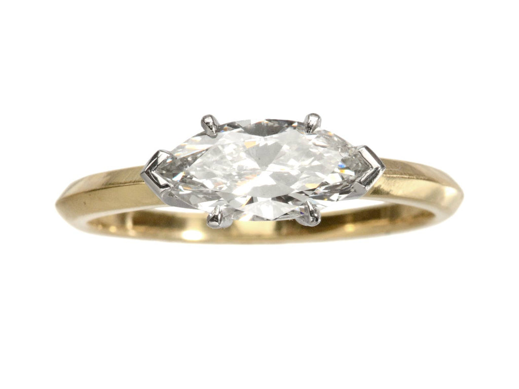 EB 0.90ct Marquise Ring (on white background)