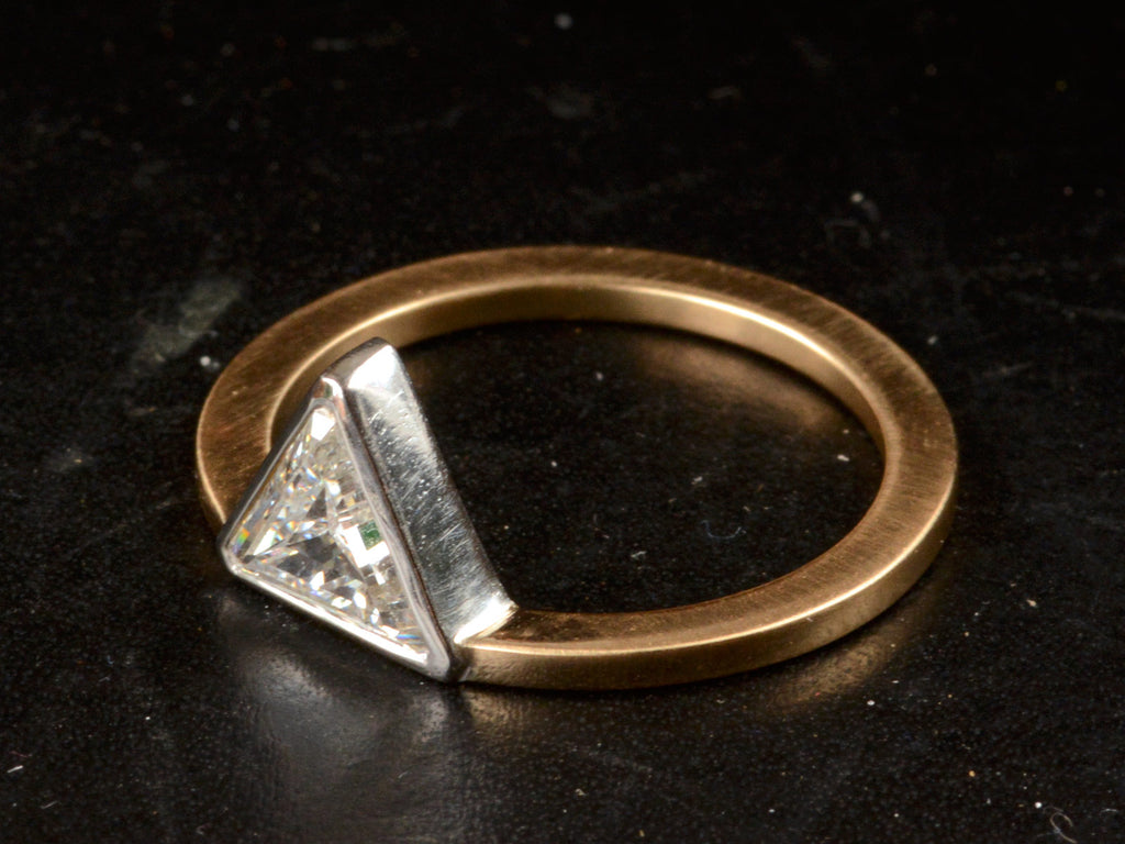 EB Triangular 0.90ct Diamond Engagement Ring