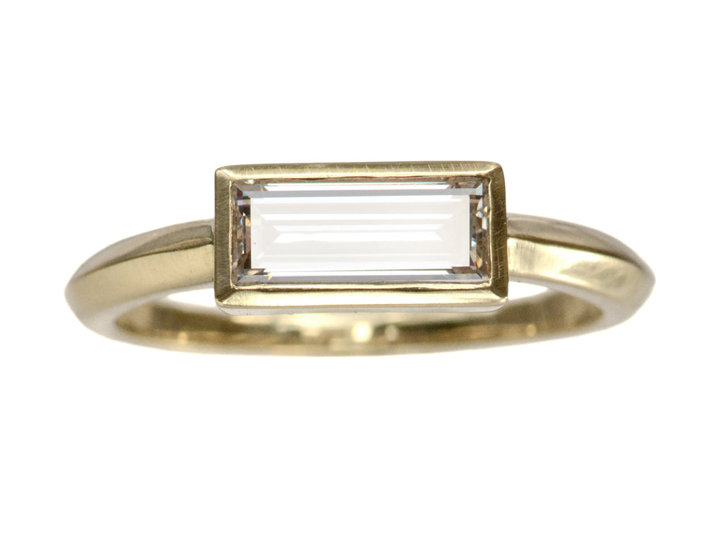 EB 0.91ct Rectangular Diamond (on white background)