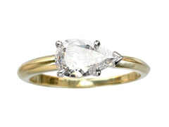 EB 0.92ct Pear Diamond Ring