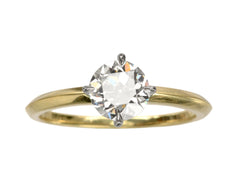 EB 0.95ct Old Cut Diamond Engagement Ring