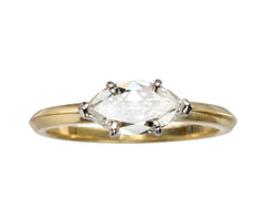 EB 0.96ct East-West Marquise Cut Diamond Ring