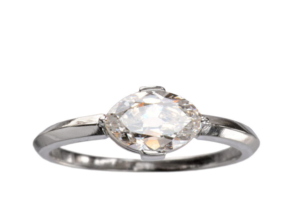 EB 0.97ct Moval Diamond (on white background)