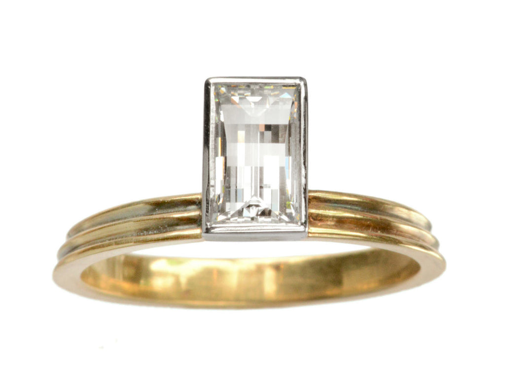 EB 0.98ct Bent Top Ring (on white background)