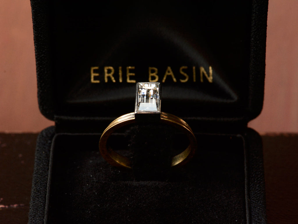EB 0.98ct Bent Top Diamond Ring