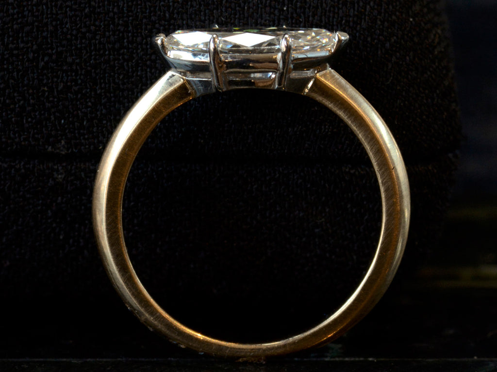 EB 1.00ct Marquise Diamond Ring (profile view)