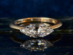 thumbnail of EB 1.00ct Marquise Diamond Ring (detail)