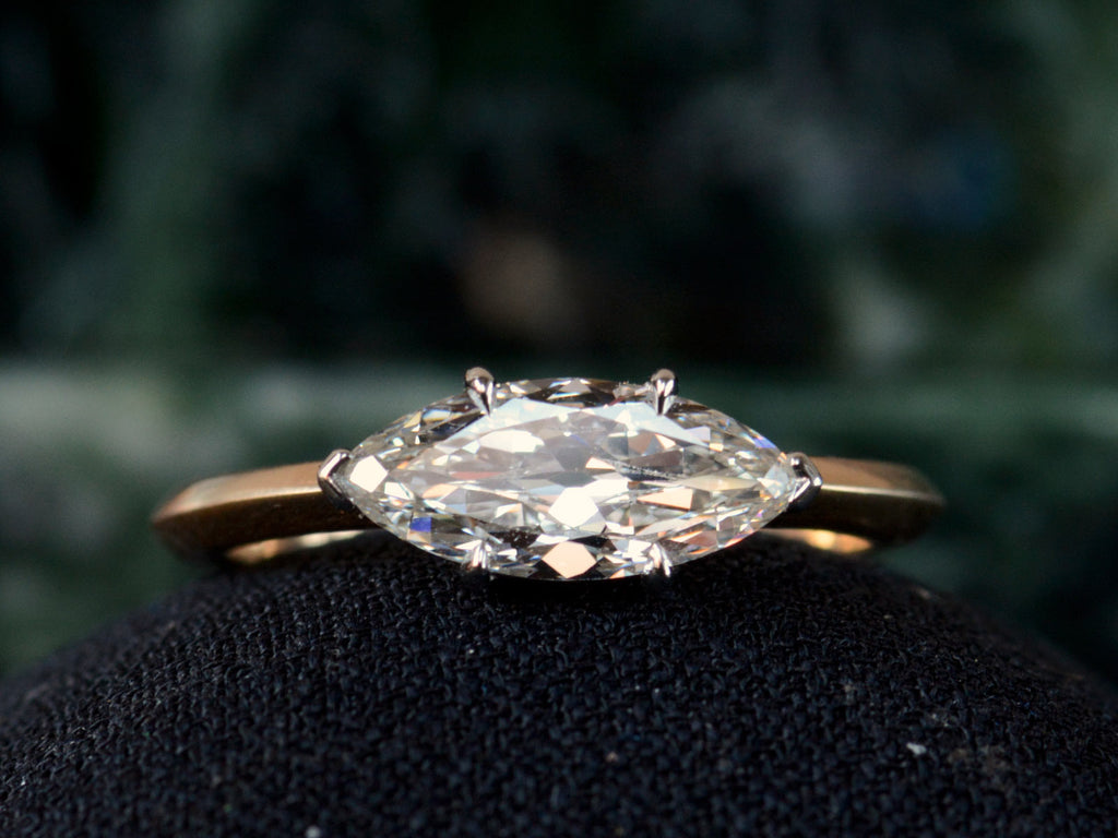 EB 1.00ct Marquise Diamond Ring (lower side)