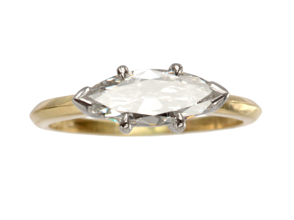 EB Modern 1.01ct Marquise Ring (on white background)