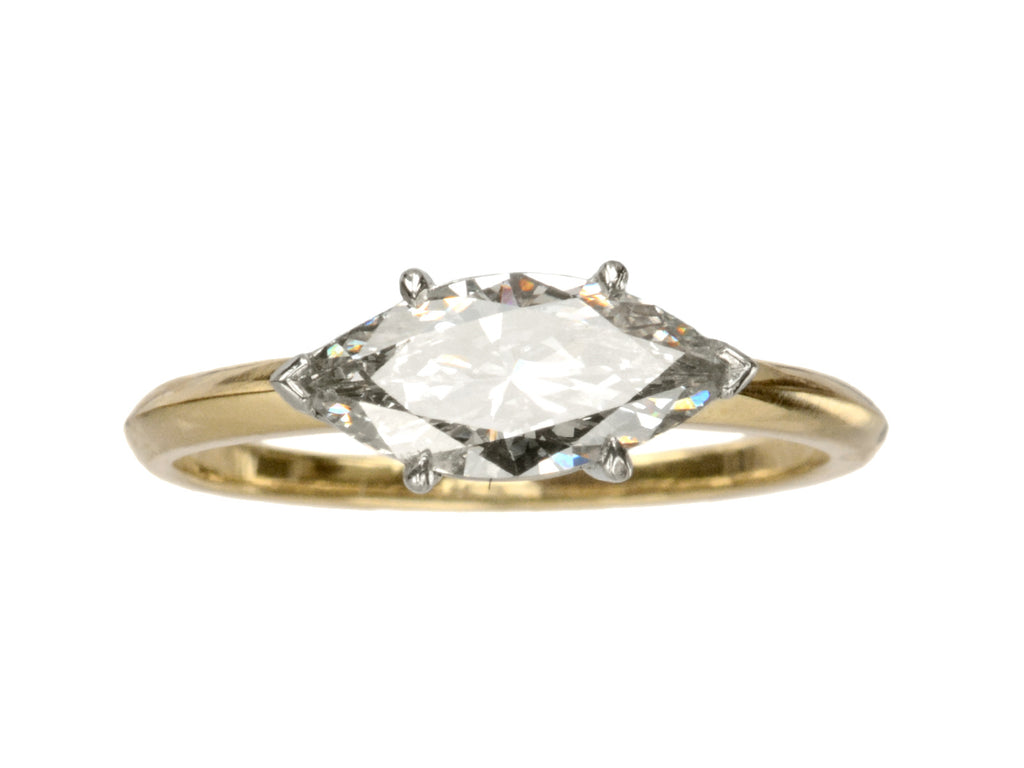 EB Modern 1.01ct Marquise Ring (on white background)
