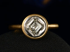 thumbnail of EB 1.02ct Asscher Signet (on black background)