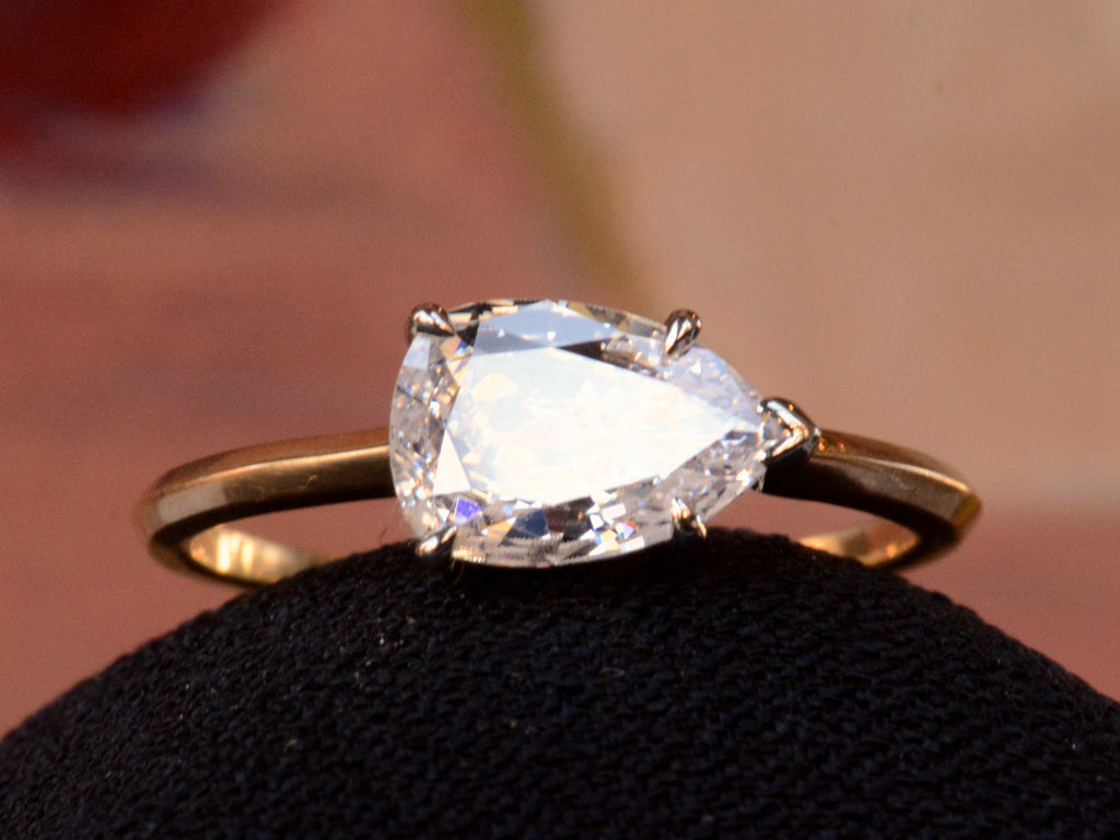EB 1.02ct Pear Diamond Ring