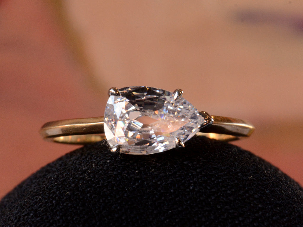 EB 1.02ct Pear Diamond Ring