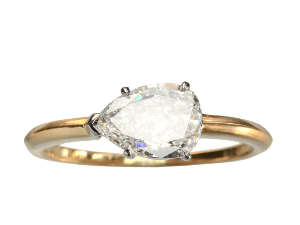 EB 1.03 Pear Cut Ring (on white background)