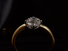 EB 1.04ct European Cut Diamond Ring