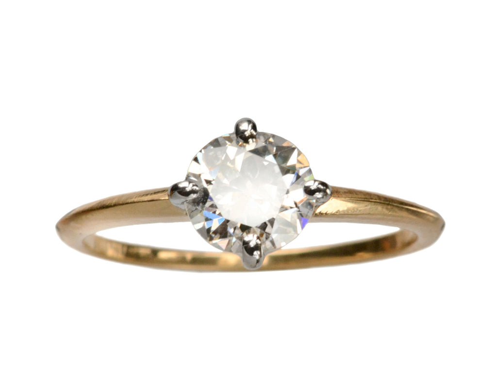 EB 1.04ct European Cut Diamond Ring