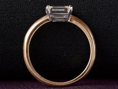 EB 1.05ct East-West Emerald Cut Diamond Ring