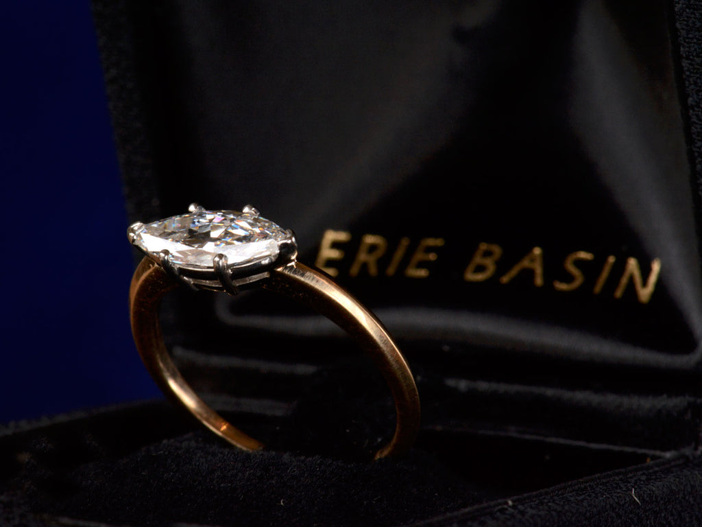 EB East-West 1.05ct Marquise Diamond Ring