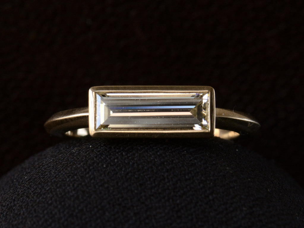 EB 1.06ct Rectangular Diamond Ring