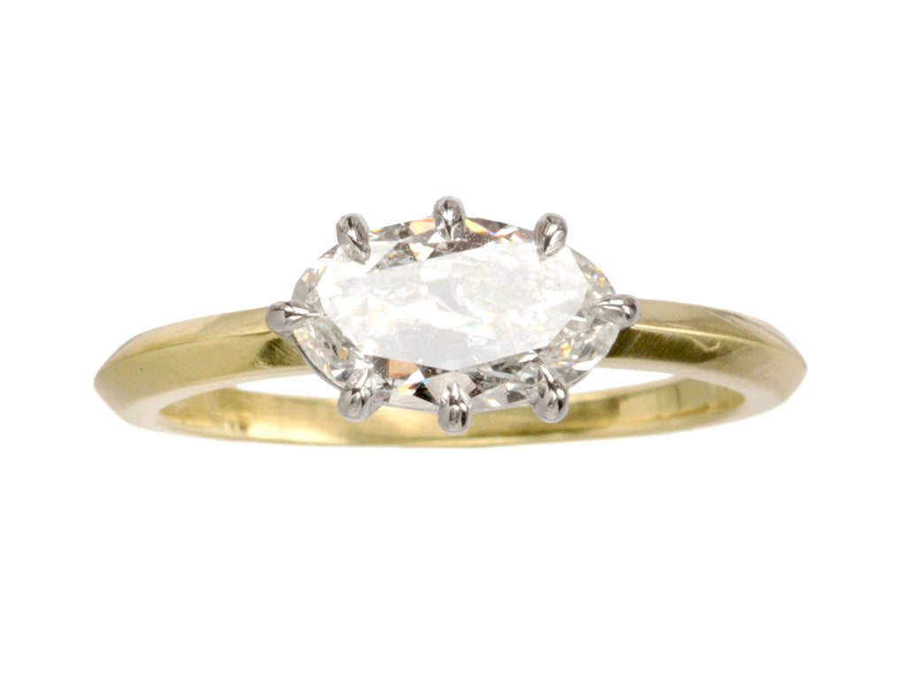 EB 1.07ct Oval Diamond Ring (on white background)