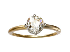 EB 1.14ct Old Mine Cut Diamond Engagement Ring