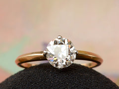 EB 1.15ct Old European Cut Diamond  Solitaire Engagement Ring