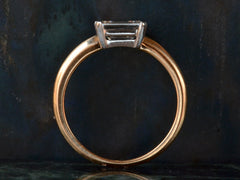 EB East-West 1.15ct Emerald Cut Diamond Engagement Ring