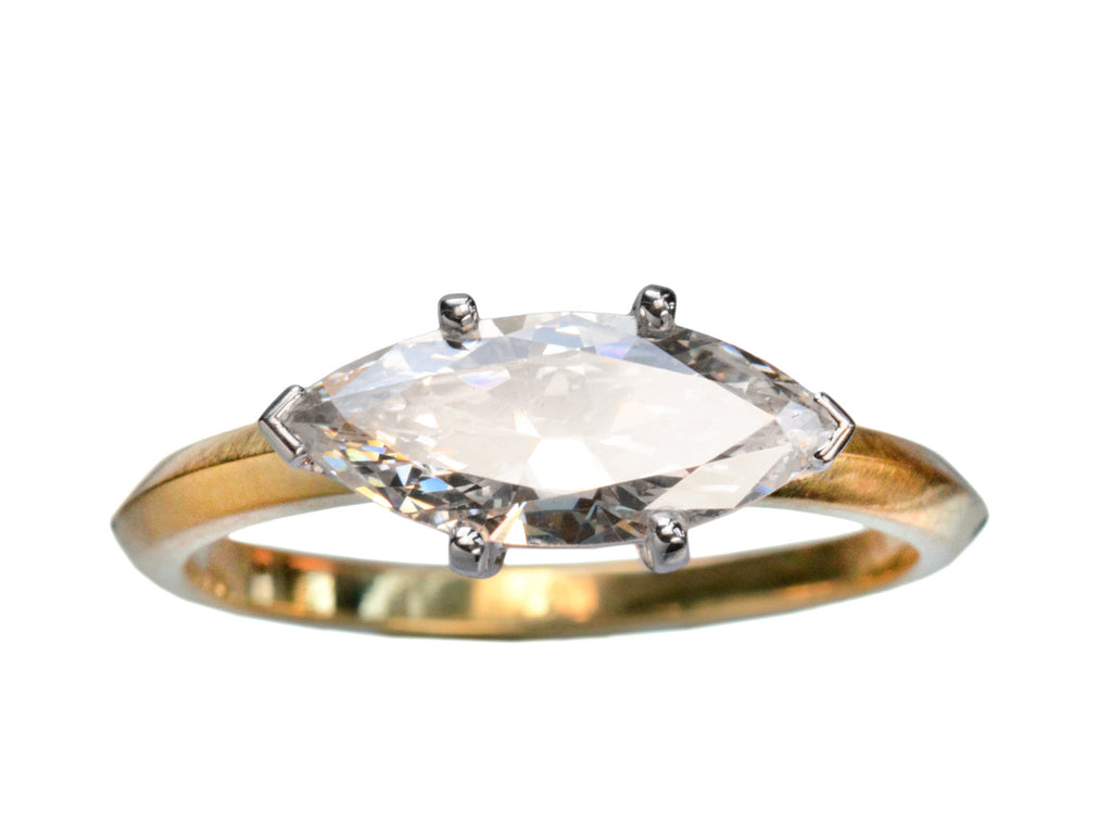 EB 1.19ct East-West Marquise Diamond Ring
