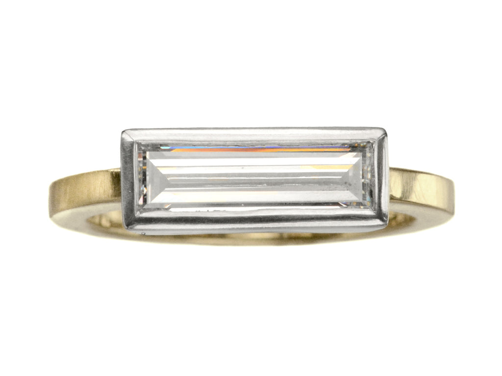 EB Modern 1.19ct Rectangular Ring (on white background)