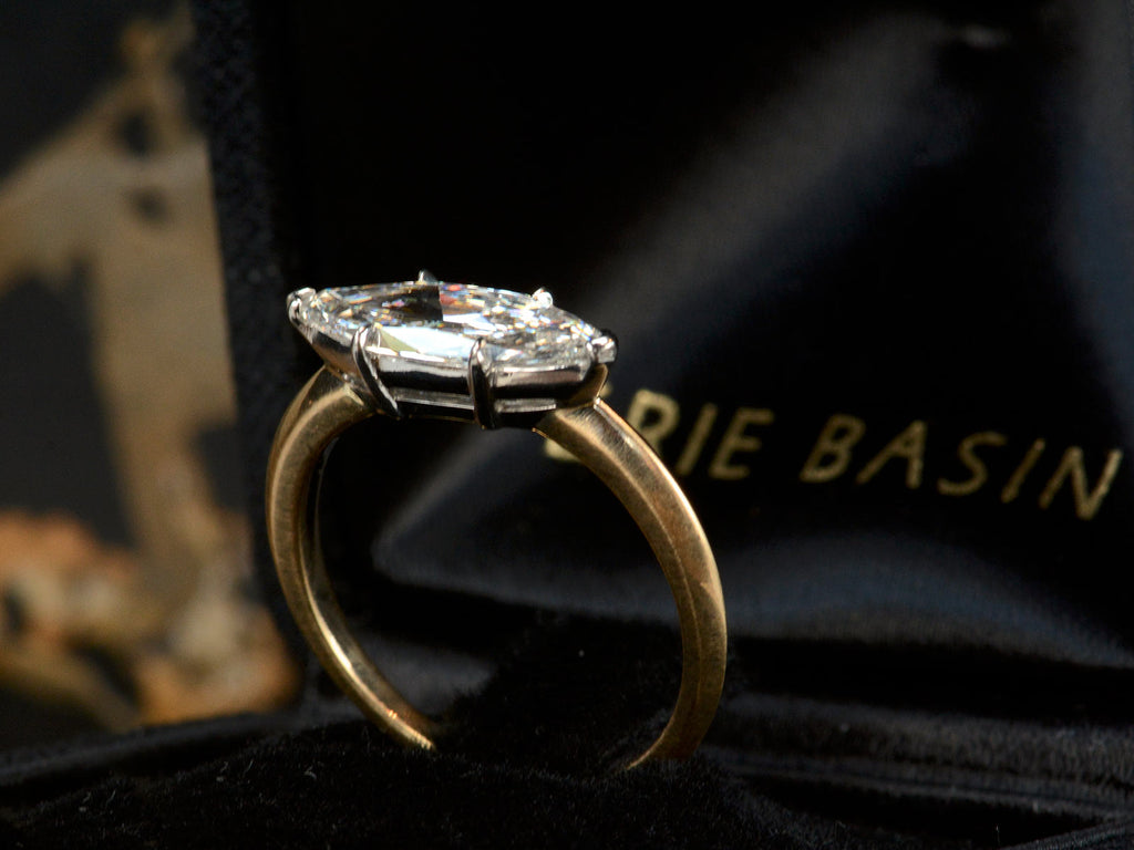 EB East-West 1.22ct Marquise Diamond Engagement Ring
