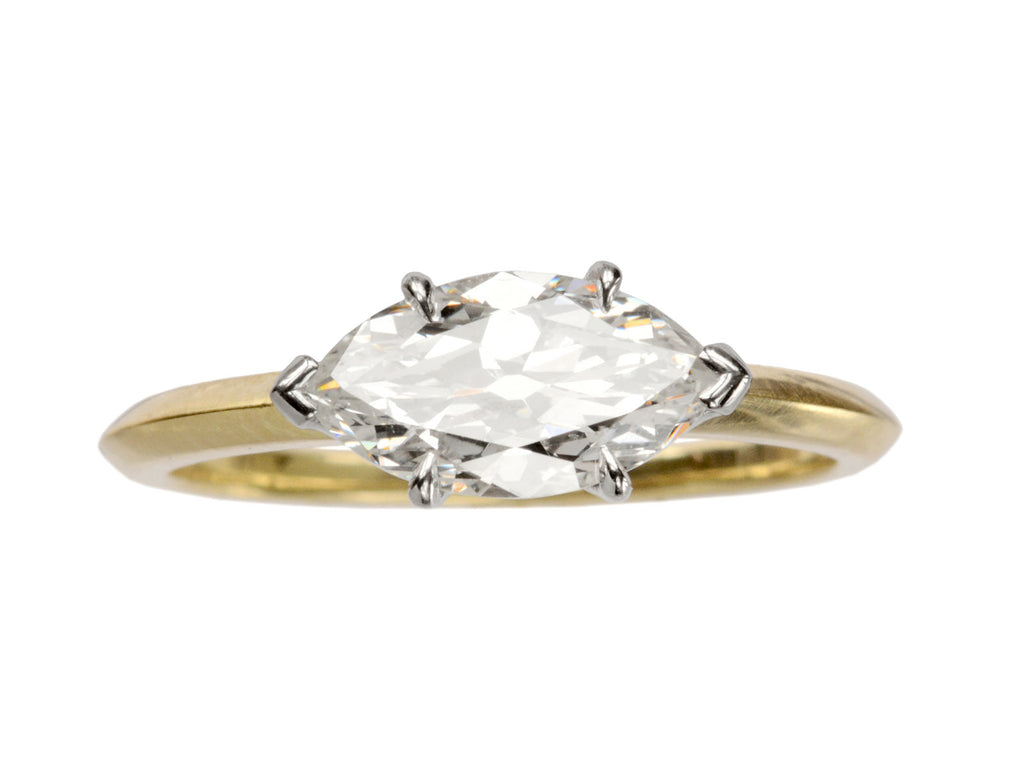 EB 1.25ct Marquise Cut Ring (on white background)