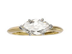 EB East-West 1.25ct Marquise Cut Diamond Engagement Ring