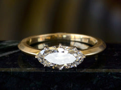 EB 1.26ct Oval Diamond Ring (on black background)