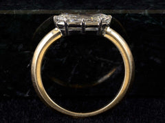 EB 1.26ct Oval Diamond Ring (profile view)