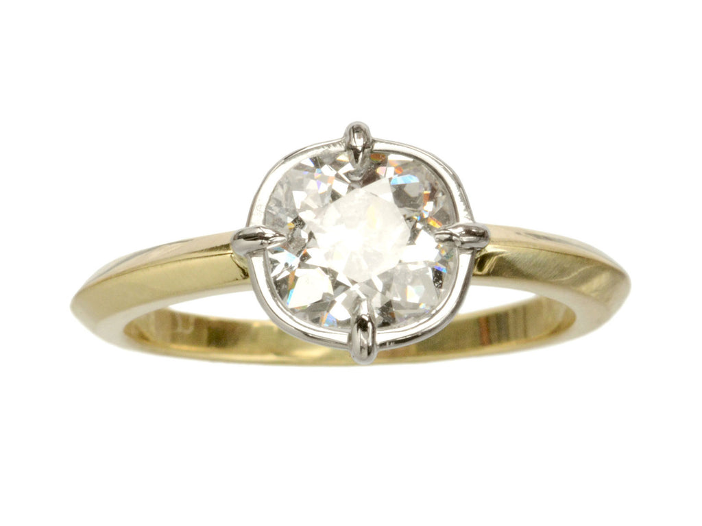 EB 1.27ct Old Mine Ring (on white background)