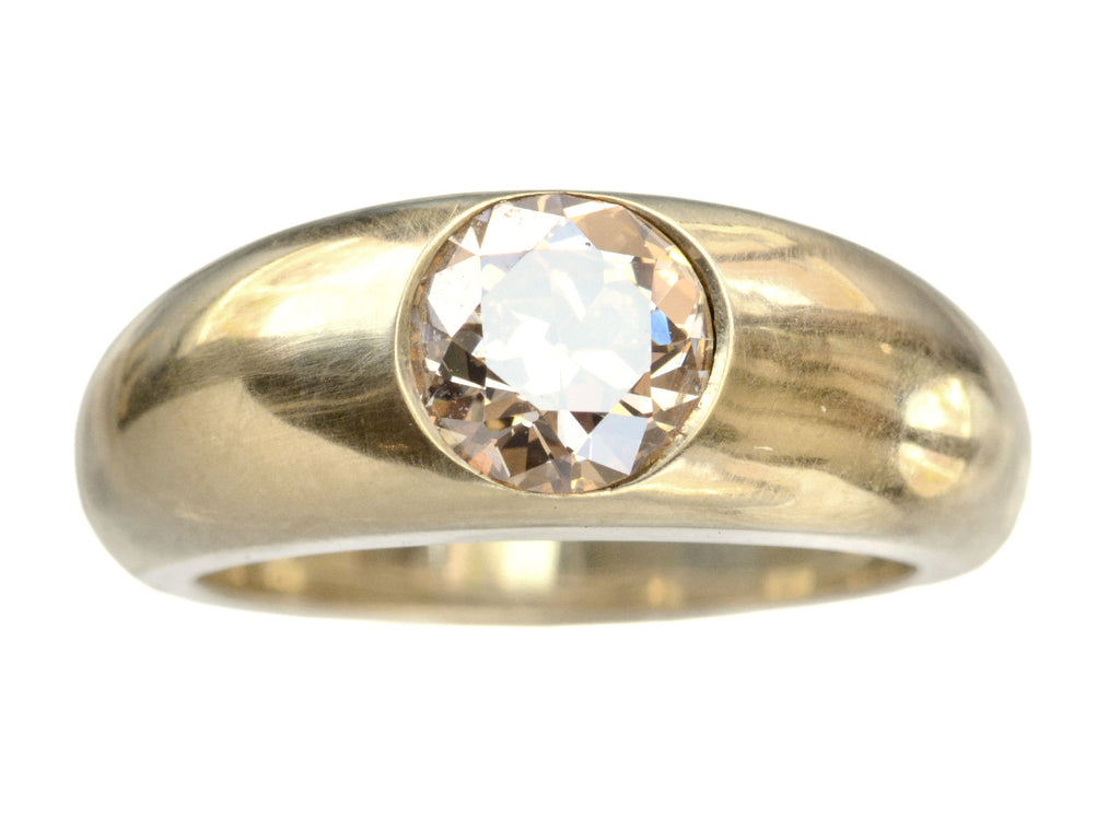 EB Modern 1.41ct Gypsy Ring (on white background)