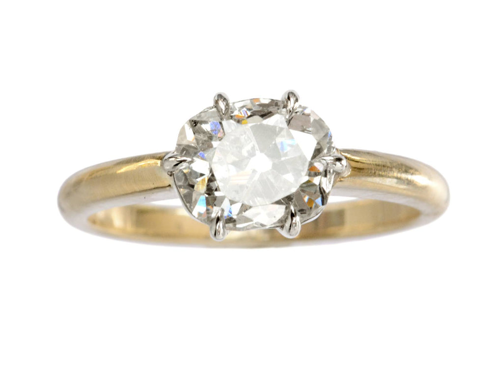 EB 1.60ct Mine Cut Ring (on white background)