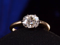 thumbnail of EB 1.60ct Mine Cut Ring (detail)