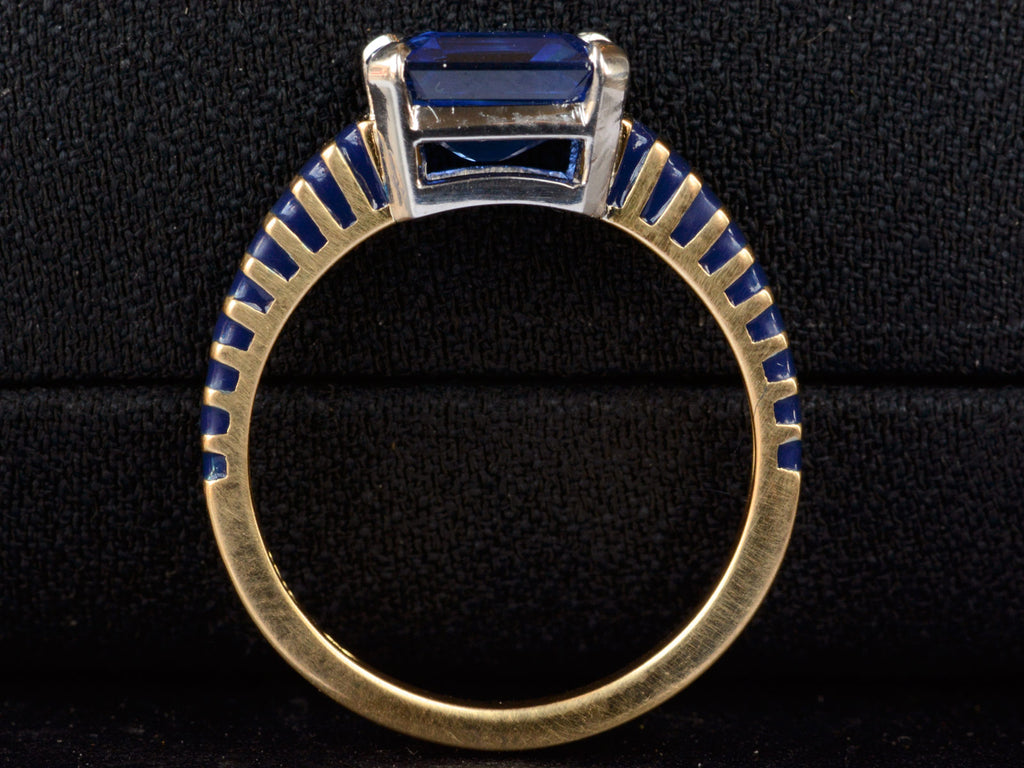 Eb Ring EB Sapphire & Enamel Ring – Erie Basin